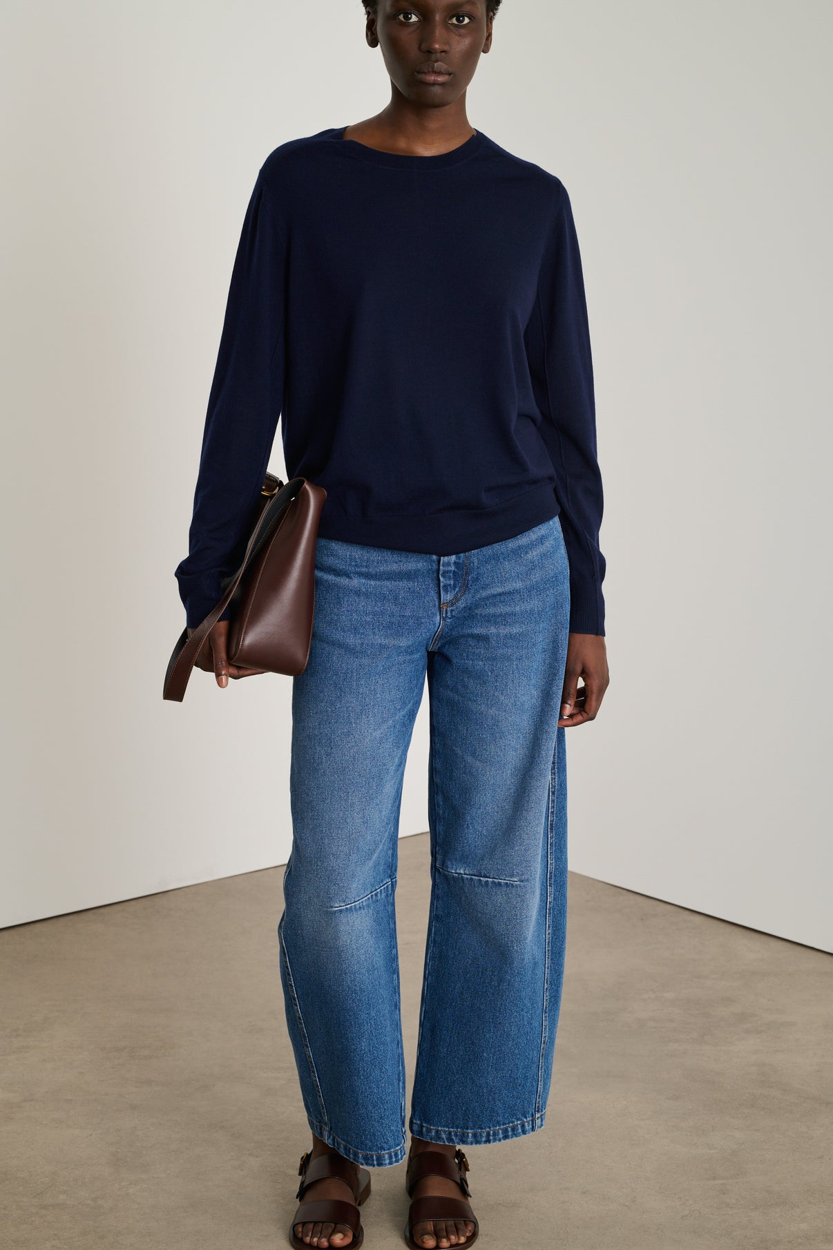 Pull Aussie - Navy - Laine - Femme vue 3
