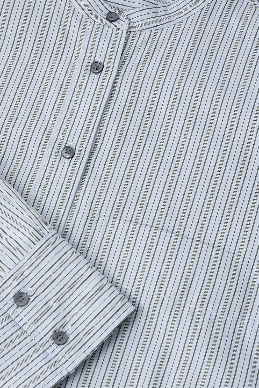 Chemise Formentera - Bleu Ciel/Noir - Coton - Femme vue 7