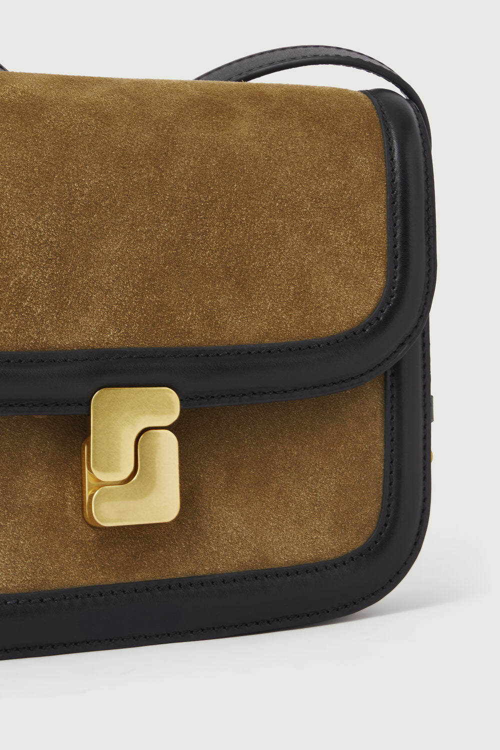 Sac Bellissima Mini - Bronze/Noir - Cuir - Femme vue 4